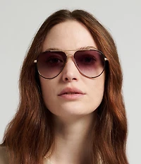 Carrera Women's CA3088 60mm Aviator Sunglasses