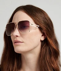 Carrera Women's CA3100 63mm Mirrored Square Sunglasses