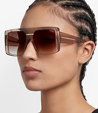 Carrera Women's Victory C 13/S 60mm Square Sunglasses