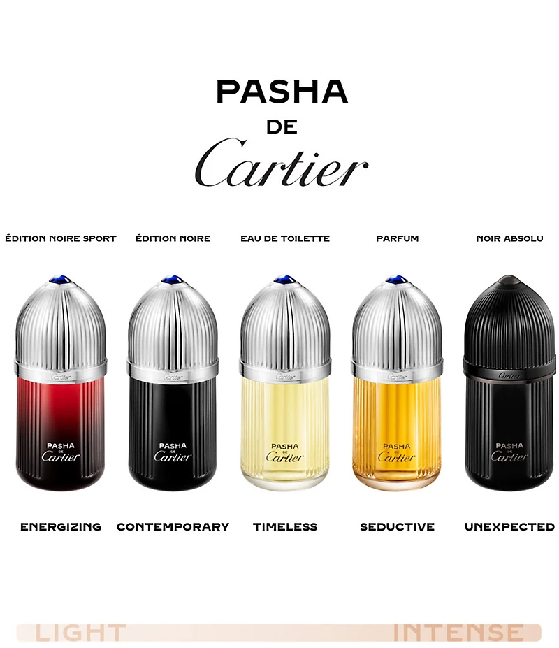 Cartier Men's Pasha de Cartier Edition Noire Sport Refillable Eau de Toilette Spray
