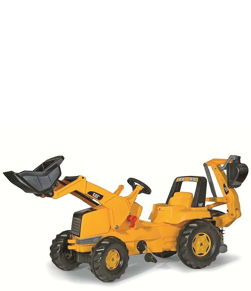 Caterpillar Front Loader with Backhoe Pedal Tractor