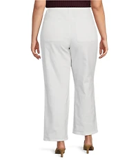 CeCe Plus Size Flare Wide Leg Pants