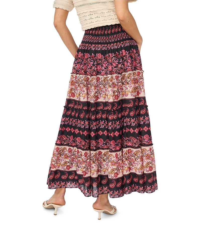 CeCe Smock Waist Maxi Skirt