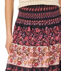 CeCe Smock Waist Maxi Skirt