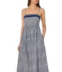 CeCe Square Neck Sleeveless Tiered Maxi Dress