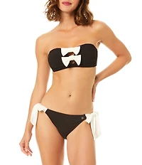 CeCe Sweetly Tied Bow Hipster Swim Bottom