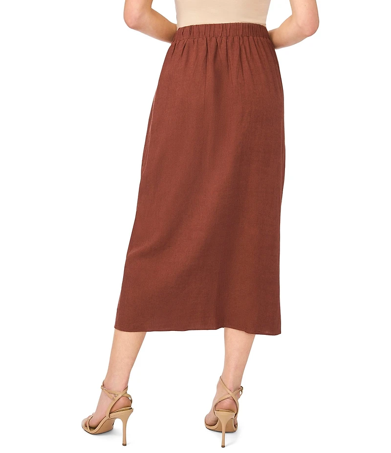 CeCe Tie Wrap Midi Skirt