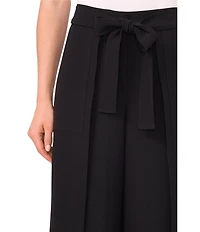 CeCe Woven Cropped Wide Leg Pants
