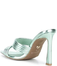 Cecelia New York Adly Metallic Banded Mule Sandals