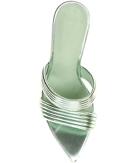 Cecelia New York Adly Metallic Banded Mule Sandals