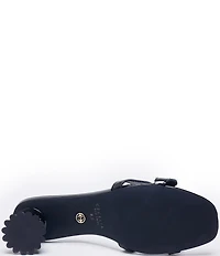 Cecelia New York Bunny Patent Leather Banded Scalloped Dress Slide Sandals
