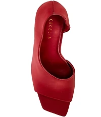 Cecelia New York Carry Satin d'Orsay Peep Toe Dress Pumps