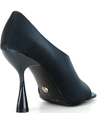 Cecelia New York Carry Satin d'Orsay Peep Toe Dress Pumps
