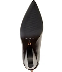 Cecelia New York Clever Leather Chain Hardware Booties