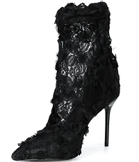 Cecelia New York Floral Lace Stiletto Heel Booties