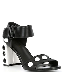 Cecelia New York Gail Leather Studded Sandals