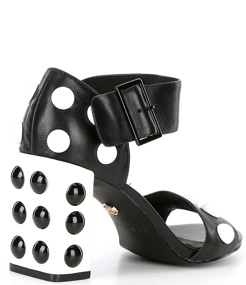 Cecelia New York Gail Leather Studded Sandals