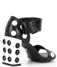 Cecelia New York Gail Leather Studded Sandals