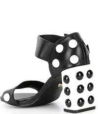 Cecelia New York Gail Leather Studded Sandals