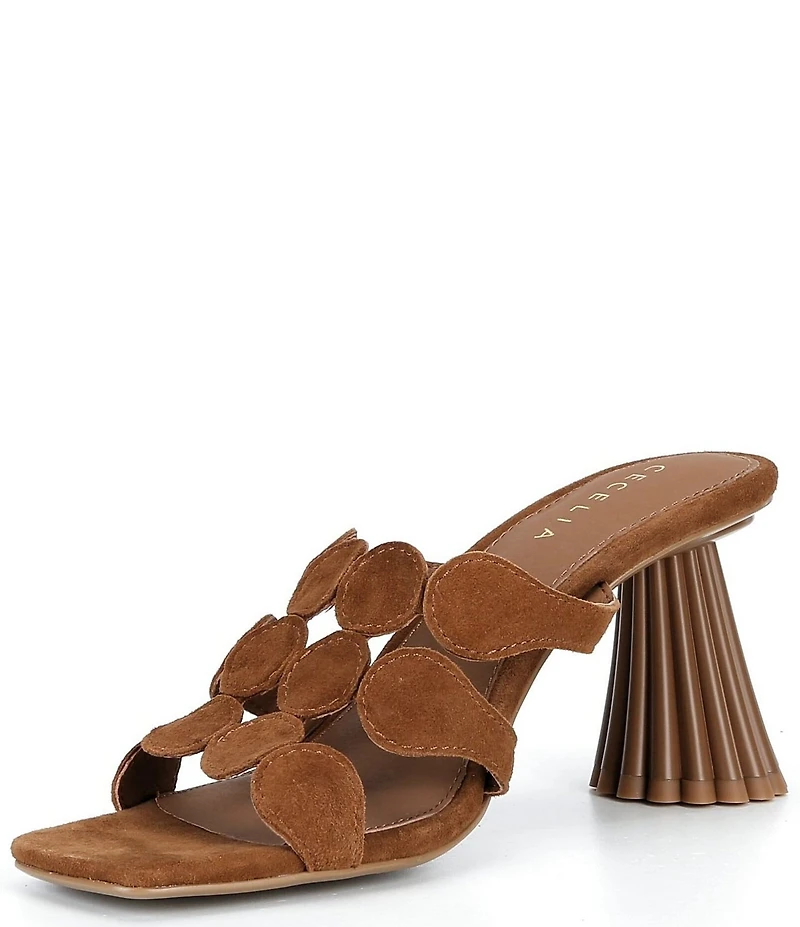 Cecelia New York Jessica Suede Dress Mules