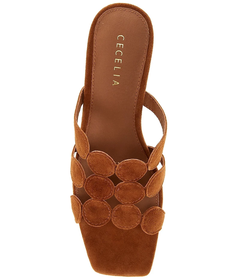 Cecelia New York Jessica Suede Dress Mules
