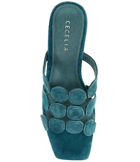 Cecelia New York Jessica Suede Dress Mules