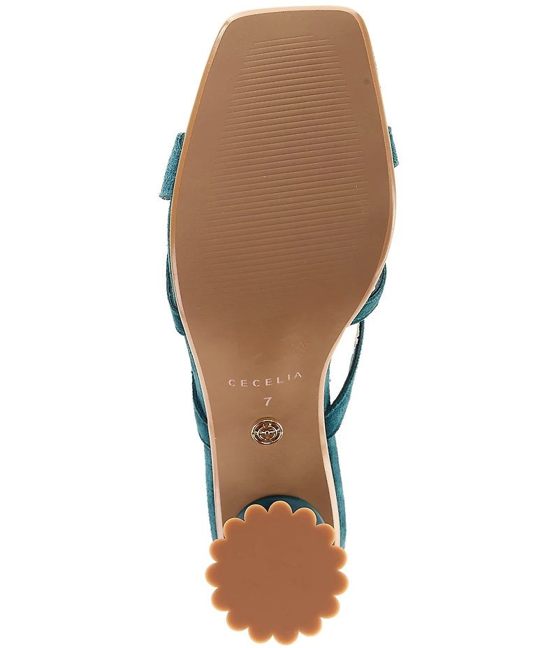 Cecelia New York Jessica Suede Dress Mules