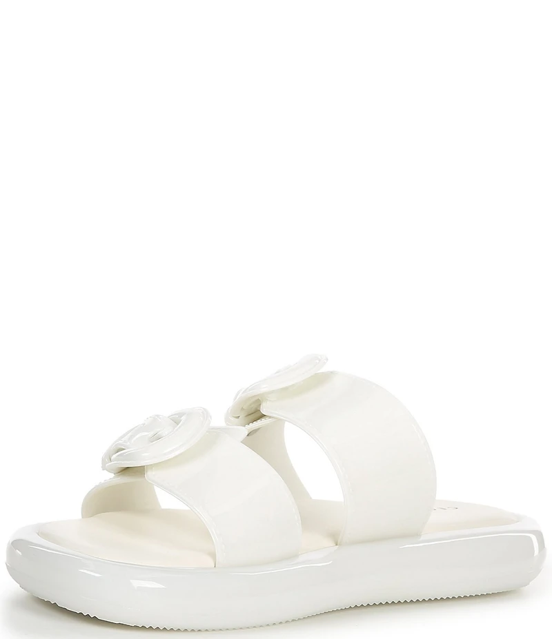 Cecelia New York Jump Jelly Buckle Slide Sandals