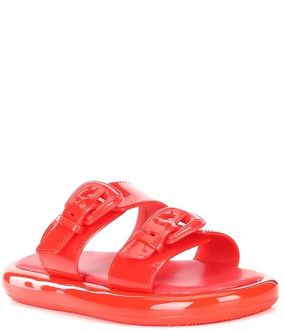 Cecelia New York Jump Jelly Buckle Slide Sandals