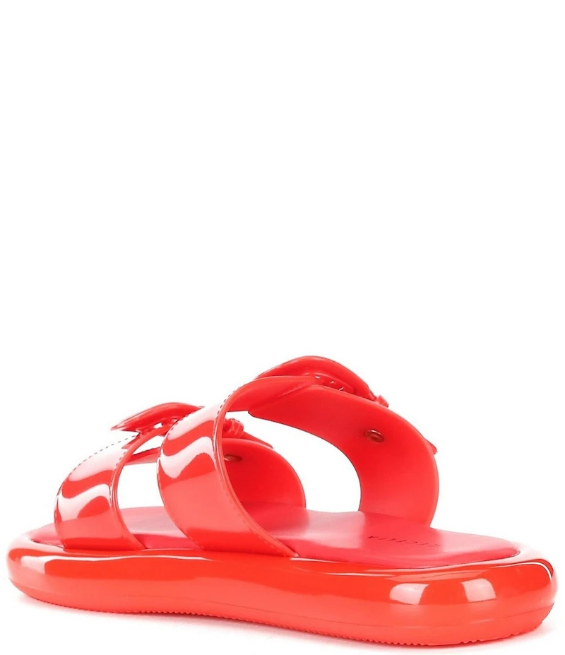 Cecelia New York Jump Jelly Buckle Slide Sandals