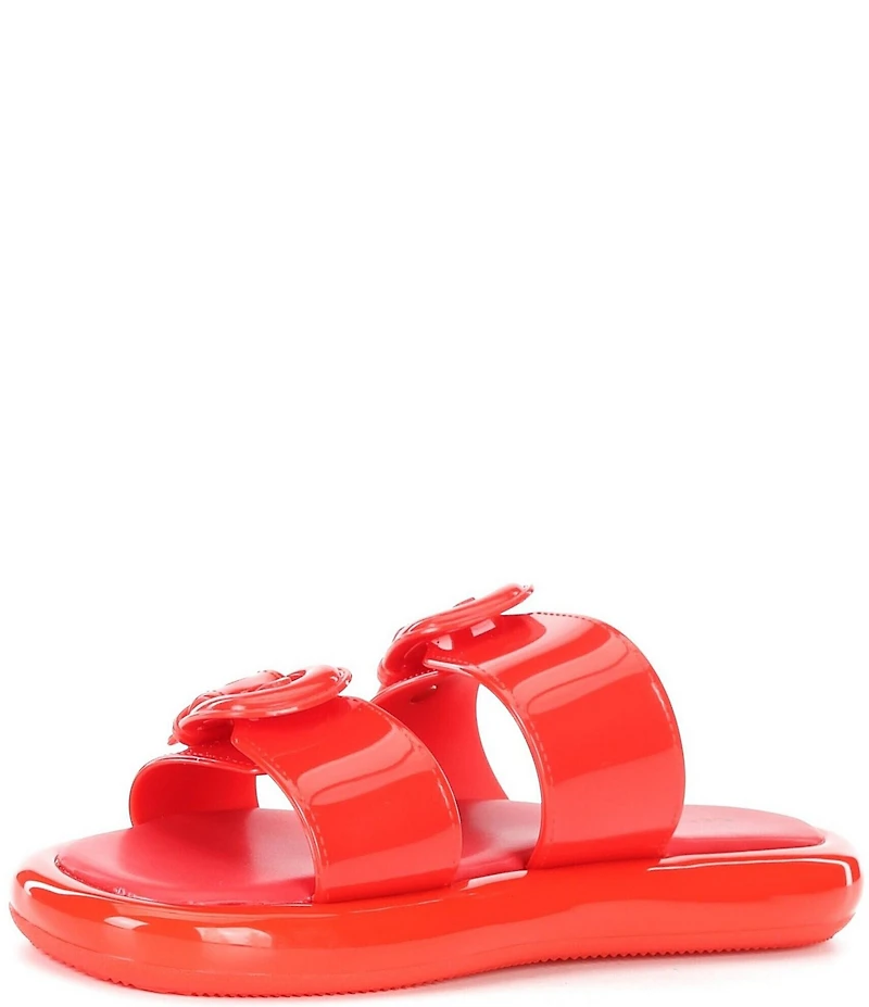 Cecelia New York Jump Jelly Buckle Slide Sandals