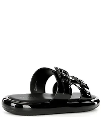 Cecelia New York Jump Jelly Buckle Slide Sandals