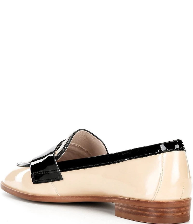 Cecelia New York Kali Two-Tone Patent Leather Penny Loafers