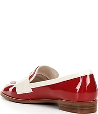 Cecelia New York Kali Two-Tone Patent Leather Penny Loafers