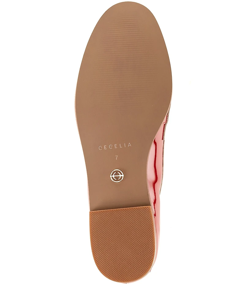 Cecelia New York Kali Two-Tone Patent Leather Penny Loafers