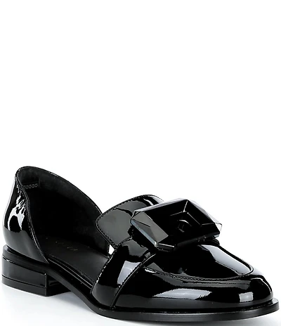 Cecelia New York Linear Gem Leather d'Orsay Flats