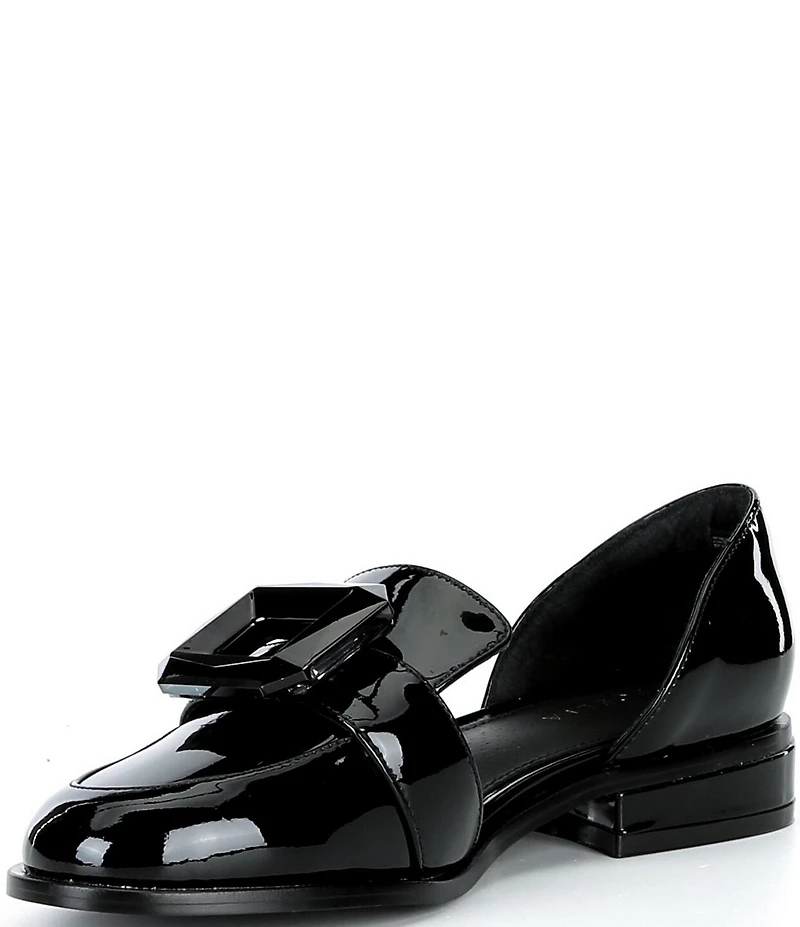Cecelia New York Linear Gem Leather d'Orsay Flats