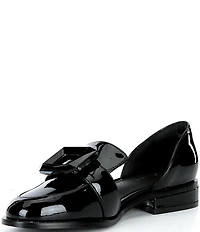 Cecelia New York Linear Gem Leather d'Orsay Flats