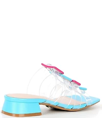 Cecelia New York Ludlow Banded Vinyl Slide Sandals
