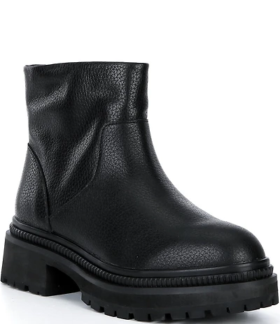 Cecelia New York Mara Leather Platform Booties