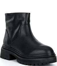 Cecelia New York Mara Leather Platform Booties