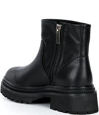 Cecelia New York Mara Leather Platform Booties