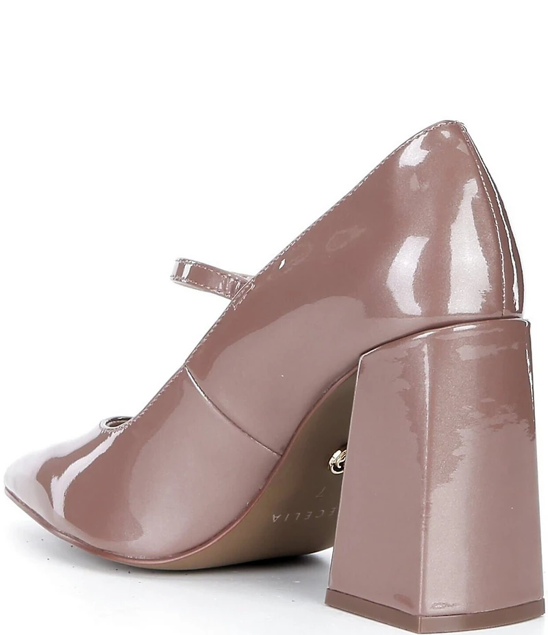 Cecelia New York Mislead Patent Leather Mary Jane High Heel Pumps