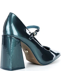 Cecelia New York Mislead Patent Leather Mary Jane High Heel Pumps