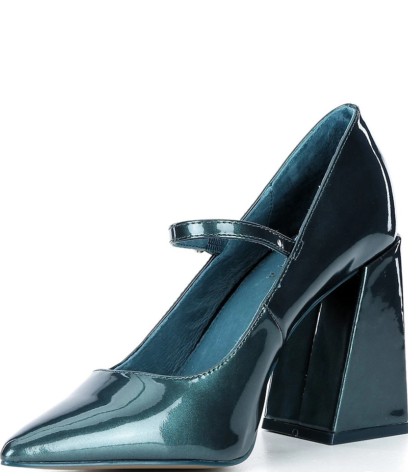 Cecelia New York Mislead Patent Leather Mary Jane High Heel Pumps