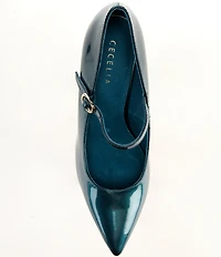 Cecelia New York Mislead Patent Leather Mary Jane High Heel Pumps