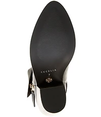 Cecelia New York Mocha Leather Zip Hardware Over The Knee Boots