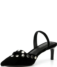 Cecelia New York Molly Studded Suede Dress Mules