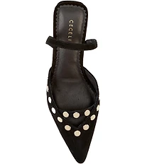 Cecelia New York Molly Studded Suede Dress Mules