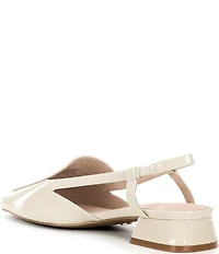 Cecelia New York Monty Patent Leather Slingback Peep Toe Loafers